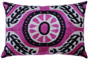 Canvello Handmade Luxury Decorative Pink with Doen Feather Pillow - 16x24in
