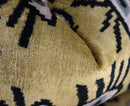 Canvello Handmade Luxury Handmade Velvet Silk Evil Eye Throw Pillow With Down Insert