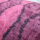 Canvello Handmade Luxury Pink Throw Pillow with Down Insert - 16x24 in