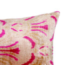 Canvello Handmade Luxury Pink Throw Pillows with Down Insert - 16x24