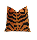 Canvello Handmade Orange Throw Pillow - 16x16 in