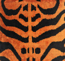 Canvello Handmade Orange Throw Pillow - 16x16 in