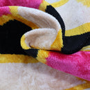 Canvello Handmade Pink Black Velvet Throw Pillow with Down Insert - 16x24