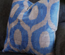 Canvello Handmade Throw Blue Pillows For Couch | 20 x 20 in (50 x 50 cm)