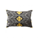 Canvello Handmade Turkish Silk Velvet Ikat pillow - 16"x24"