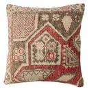 Canvello Handmade Vintage Turkish Rug Pillow - 20' X 20'