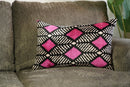 Canvello Hot Pink Throw Pillows For Couch Down Filled - 16x24 in
