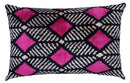 Canvello Hot Pink Throw Pillows For Couch Down Filled - 16x24 in
