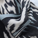 Canvello Ikat Pure Silk Throw Pillows For Couch - 16x16 inch