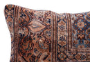 Canvello Kerman Rug Light Brown Throw Pillows - 18"x18"