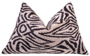 Canvello Luxury Black And Ivory Throw Pillows - 16x24