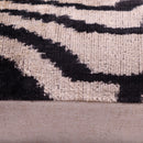 Canvello Luxury Black And Ivory Throw Pillows - 16x24