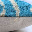 Canvello Luxury Blue Throw Pillows For Couch - 16x16 inch