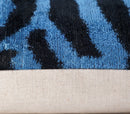 Canvello Luxury Blue Tiger Print Pillow for Couch - 16x16 inch