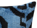 Canvello Luxury Blue Tiger Print Pillow for Couch - 16x16 inch