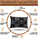 Canvello Luxury Decorative Black Throw Pillow | 16 x 24 in (40 x 60 cm)