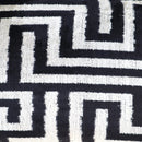 Canvello Luxury Decorative Black White Throw Pillow | 16 x 24 in (40 x 60 cm)