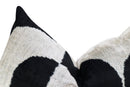 Canvello Luxury Decorative Black White Throw Pillow | 16 x 24 in (40 x 60 cm)