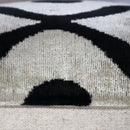 Canvello Luxury Decorative Black White Throw Pillow | 16 x 24 in (40 x 60 cm)
