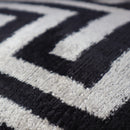 Canvello Luxury Decorative Black White Throw Pillow | 16 x 24 in (40 x 60 cm)