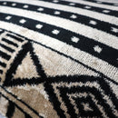 Canvello Luxury Decorative Black & White Throw Pillow | 16 x 24 in (40 x 60 cm)
