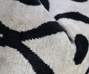 Canvello Luxury Decorative Black White Throw Pillow | 16 x 24 in (40 x 60 cm)