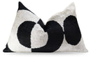 Canvello Luxury Decorative Black White Throw Pillow | 16 x 24 in (40 x 60 cm)