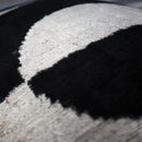 Canvello Luxury Decorative Black White Throw Pillow | 16 x 24 in (40 x 60 cm)