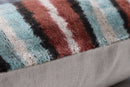 Canvello Luxury Decorative Brown Gray Throw Pillows | 16 x 16 in (40 x 40 cm)