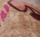 Canvello Luxury Decorative Earth Tones Pink Pillow With Down Insert- 16x24 in