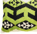 Canvello Luxury Decorative Green Black Throw Pillow | 16 x 24 in (40 x 60 cm)