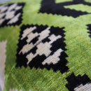 Canvello Luxury Decorative Green Black Throw Pillow | 16 x 24 in (40 x 60 cm)