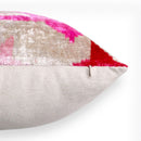 Canvello Luxury Decorative Pink And Gold Pillow | 16 x 16 in (40 x 40 cm)