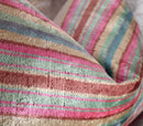 Canvello Luxury Earthtone Stripe Pillow for Couch | 16 x 24 in (40 x 60 cm)