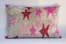 Canvello Luxury Fabric Hot Pink Throw Pillow with Down Insert - 16X24 in