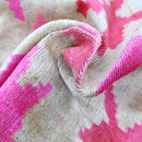 Canvello Luxury Fabric Hot Pink Throw Pillow with Down Insert - 16X24 in