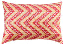 Canvello Luxury Light Brown Pink Throw Pillow Down Filled - 16x24 in