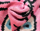 Canvello Luxury Pink Evil Eye Pillow for Couch| 16 x 24 in (40 x 60 cm)