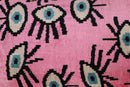 Canvello Luxury Pink Evil Eye Pillow for Couch| 16 x 24 in (40 x 60 cm)