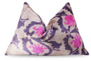 Canvello Luxury Pink Purple Beige Pillow for Couch | 16 x 24 in (40 x 60 cm)