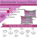 Canvello Luxury Pink Velvet Throw Pillows - 16x24