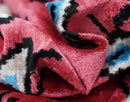 Canvello Luxury Pinkish Red Evil Eye Pillow for Couch | 16 x 24 in (40 x 60 cm)