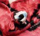 Canvello Luxury Pinkish Red Evil Eye Pillow for Couch - 16x16 inch