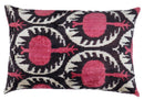 Canvello Luxury Red Pomegranate Velvet Throw Pillows - 16x24 in