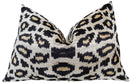 Canvello Luxury Tiger Print Black Gold Velvet Silk Pillow - 16X24 in