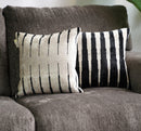 Canvello Modern Black And White Throw Pillows | 16x16 in | Set of 2