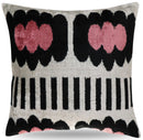 Canvello Pink Black White  Pillows With Luxury Decorative Cover - 16x16 in