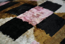 Canvello Pink Brown Handmade Silk Velvet Pillow, Organic Veg Dyed, Down/Feather Filled, 16"x12", 16"x24"