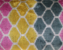 Canvello Pink Gold Gray Hexagon Pillows For Couch - 16x24 in