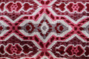 Canvello Pink Gray Handmade 16x24 Silk Velvet Pillow, Organic Veg Dyed, Down/Feather Filled